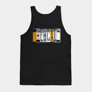 New York Local License Plates Tank Top